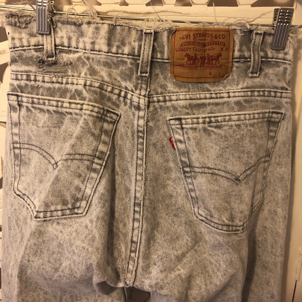 Vintage 1970s Levi 505 Acid Wash Jeans W 30” L 36”